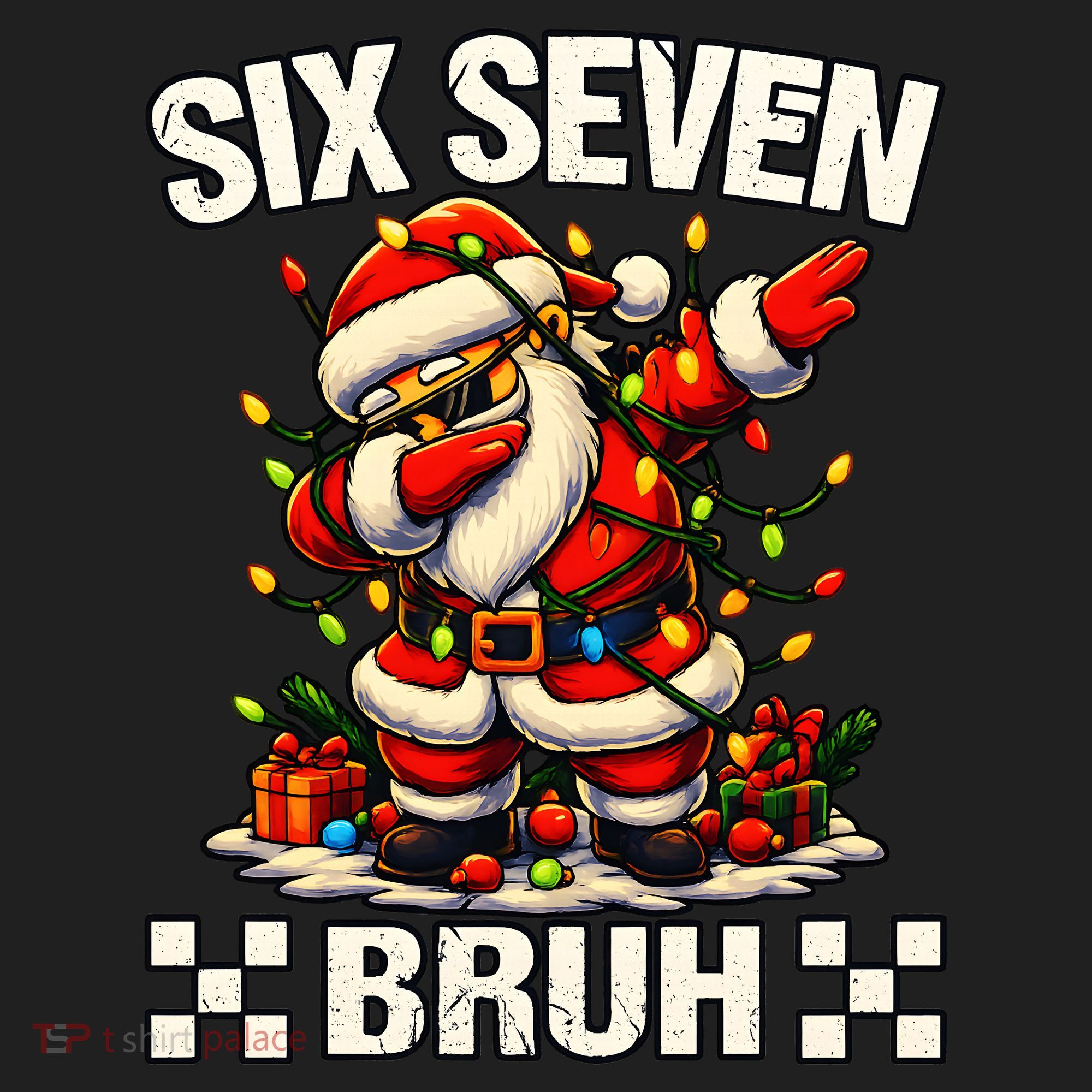 67 Six Seven Bruh Funny Christmas 6-7 Meme Beanie