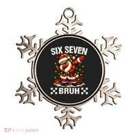 67 Six Seven Bruh Funny Christmas 6-7 Meme Ornament thumb 0