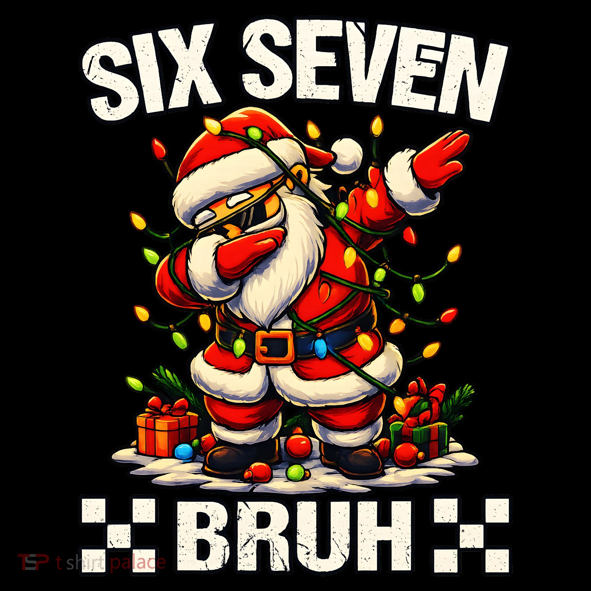 67 Six Seven Bruh Funny Christmas 6-7 Meme Women's Tank Top