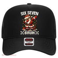 67 Six Seven Bruh Funny Christmas 6-7 Meme Hat thumb 0