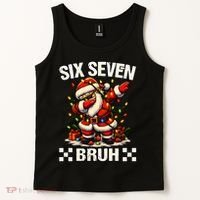 67 Six Seven Bruh Funny Christmas 6-7 Meme Tank Top thumb 2