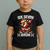 67 Six Seven Bruh Funny Christmas 6-7 Meme Toddler T-Shirt thumb 2