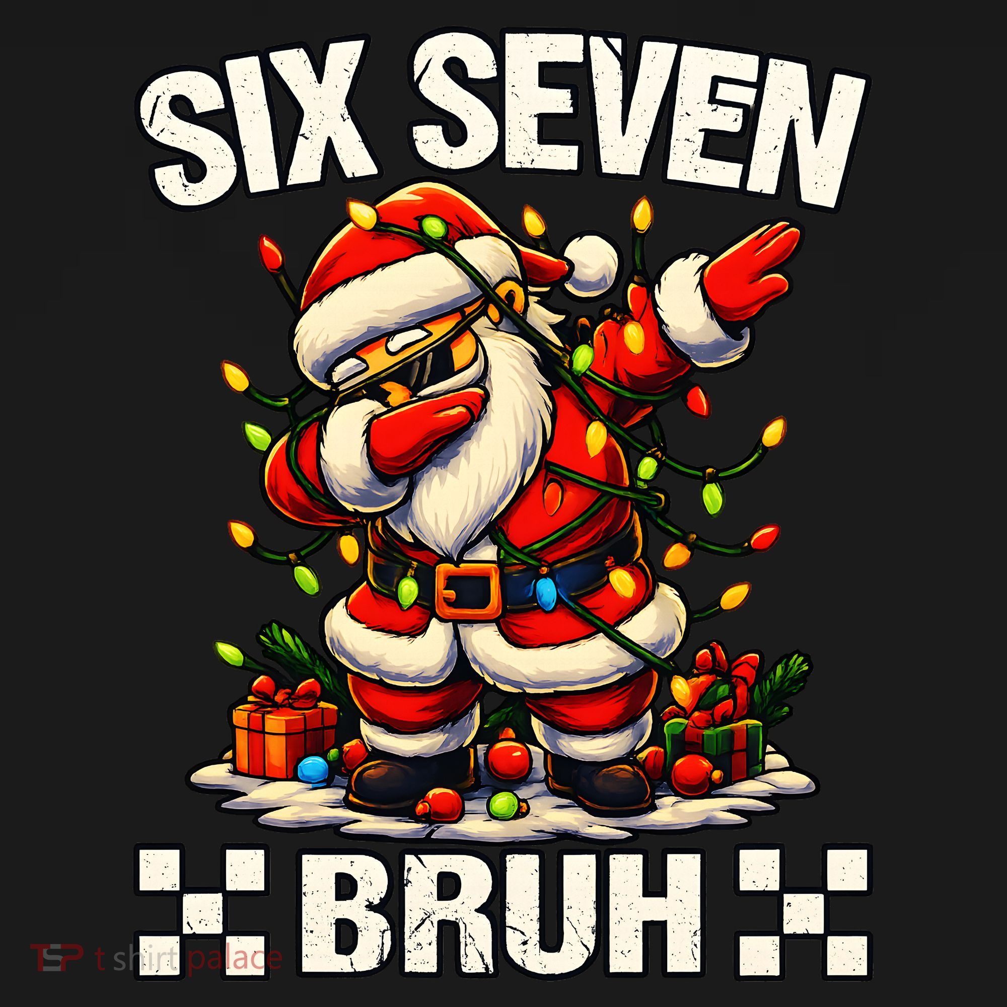 67 Six Seven Bruh Funny Christmas 6-7 Meme Women's T-Shirt