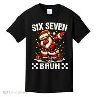 67 Six Seven Bruh Funny Christmas 6-7 Meme Kids T-Shirt thumb 0