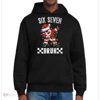 67 Six Seven Burh Funny Christmas 6-7 Meme District V.I.T. Heavyweight Hoodie thumb 0