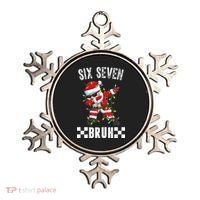 67 Six Seven Burh Funny Christmas 6-7 Meme Ornament thumb 0