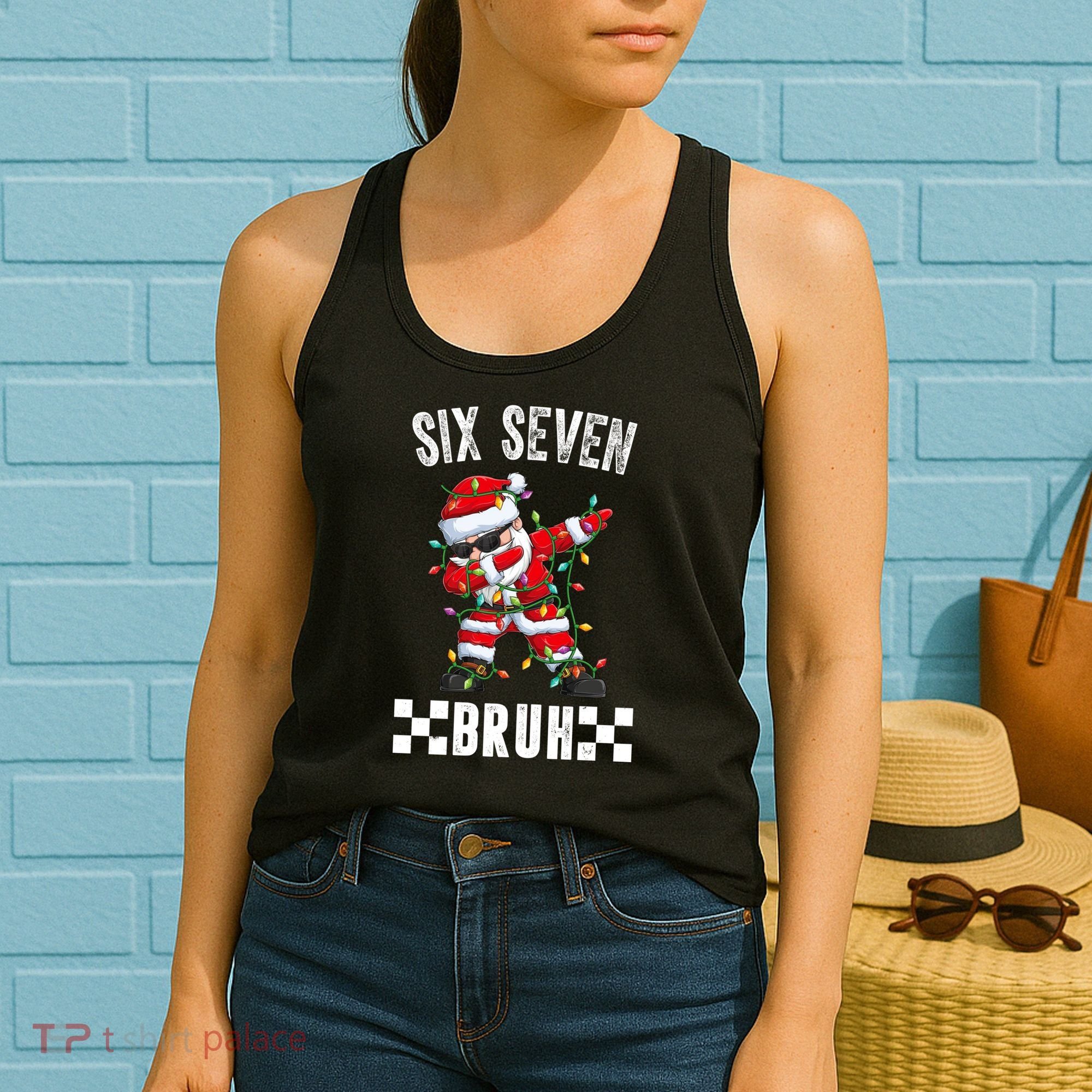 67 Six Seven Burh Funny Christmas 6-7 Meme Women's Tank Top