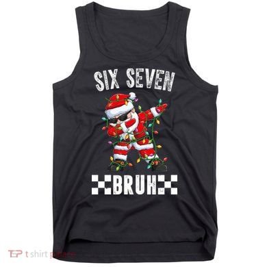 67 Six Seven Burh Funny Christmas 6-7 Meme Tank Top