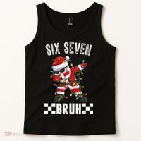 67 Six Seven Burh Funny Christmas 6-7 Meme Tank Top thumb 2