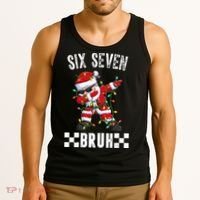 67 Six Seven Burh Funny Christmas 6-7 Meme Tank Top thumb 3