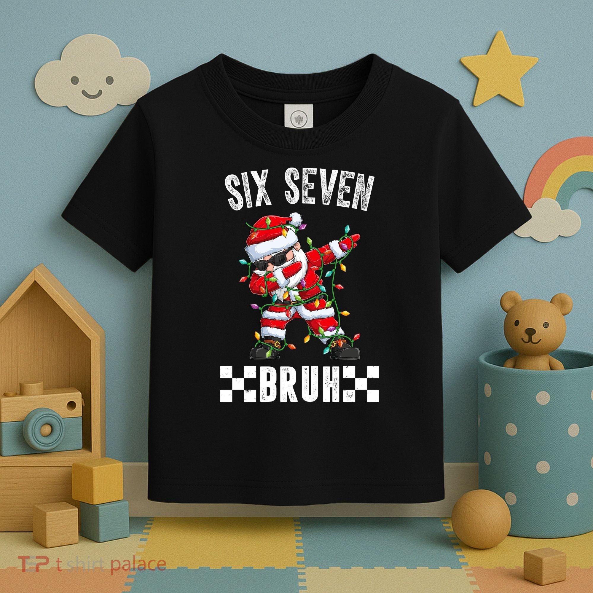 67 Six Seven Burh Funny Christmas 6-7 Meme Toddler T-Shirt