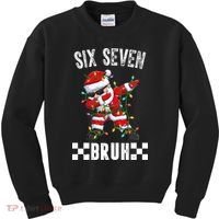 67 Six Seven Burh Funny Christmas 6-7 Meme Kids Sweatshirt thumb 0