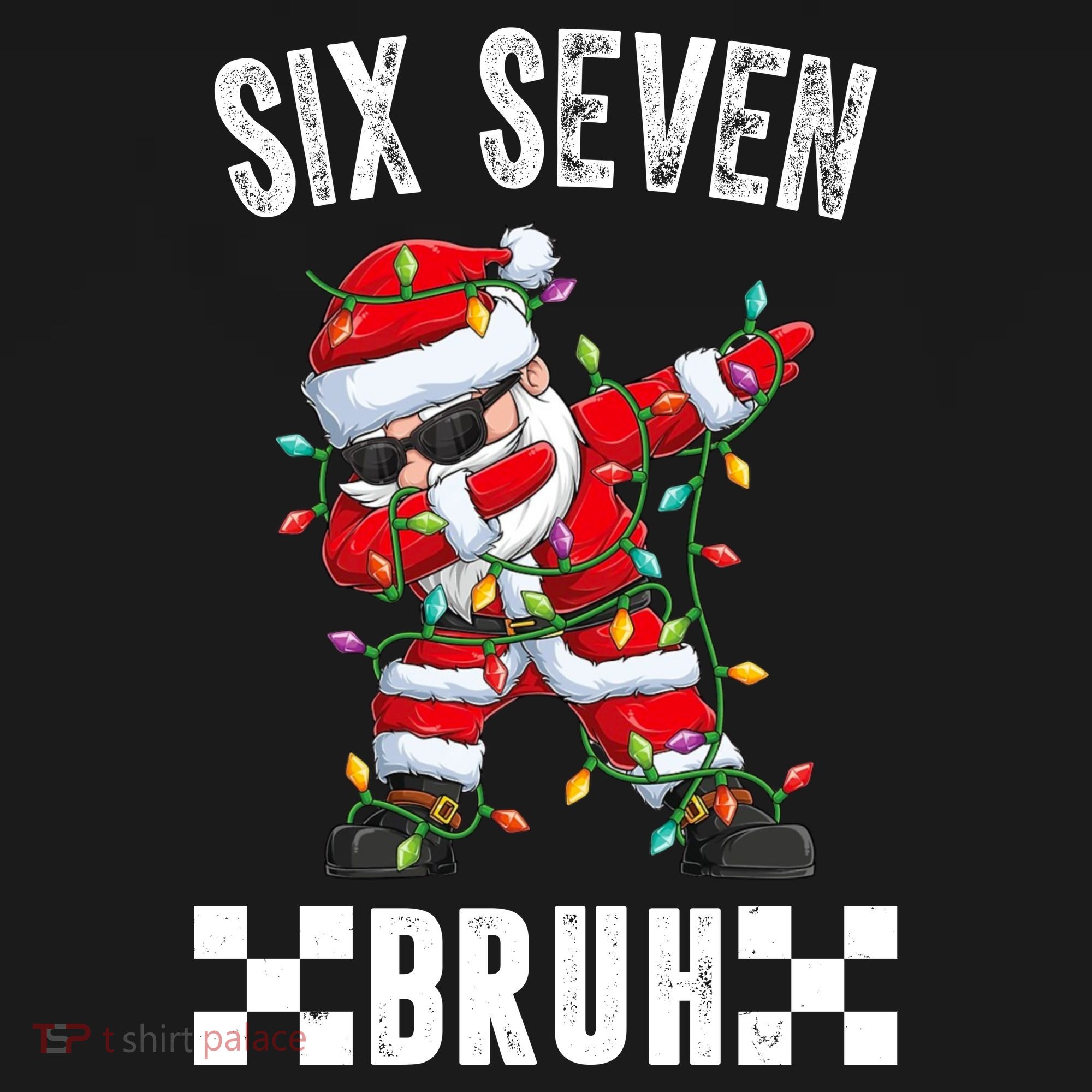 67 Six Seven Burh Funny Christmas 6-7 Meme Kids Sweatshirt