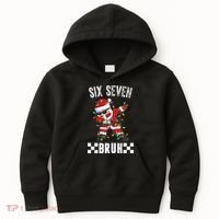 67 Six Seven Burh Funny Christmas 6-7 Meme Kids Hoodie thumb 0
