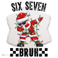 67 Six Seven Burh Funny Christmas 6-7 Meme Ceramic Ornament thumb 2