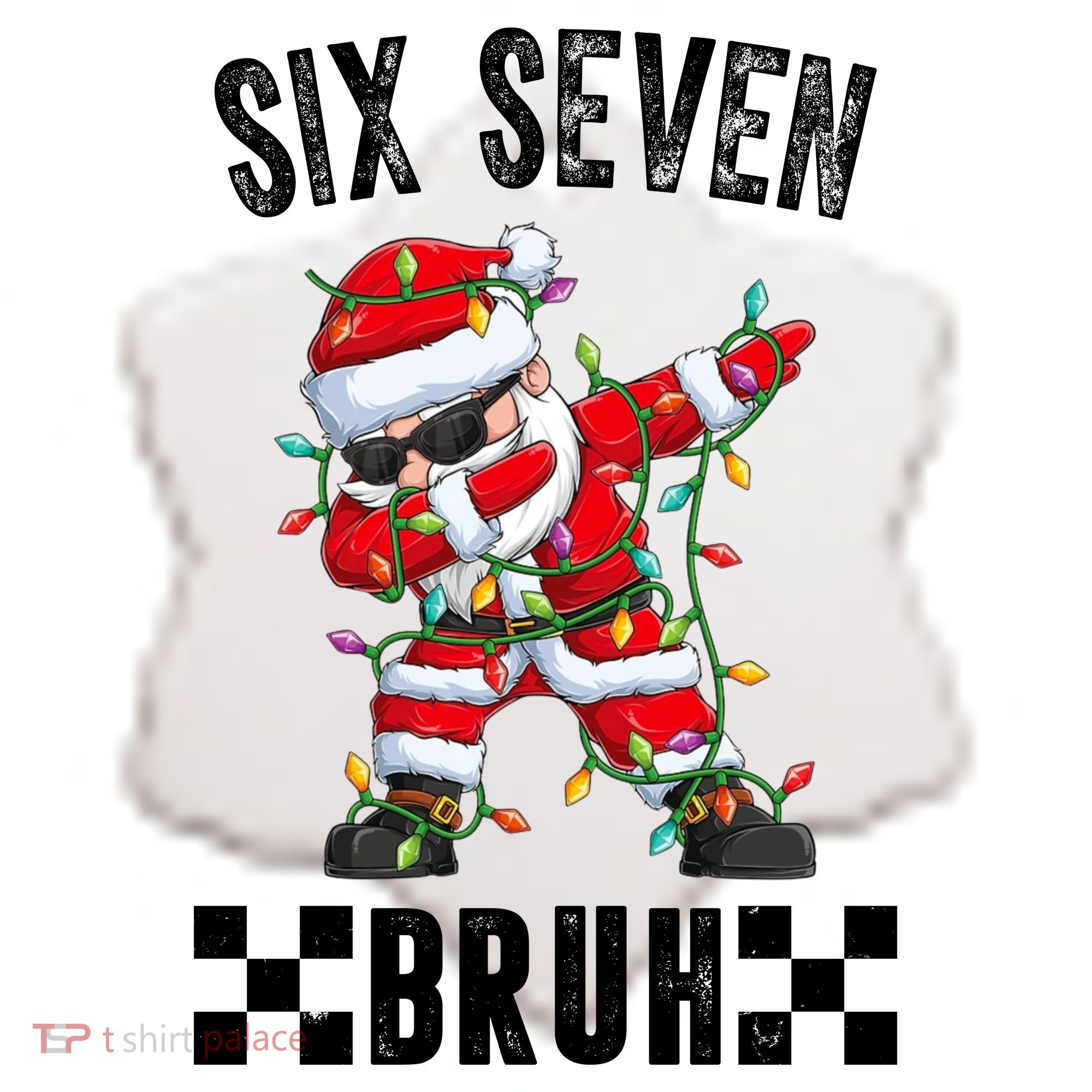 67 Six Seven Burh Funny Christmas 6-7 Meme Ceramic Ornament