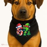67 Six Seven 6-7 Meme Christmas Funny USA-Made Doggie Bandana thumb 1