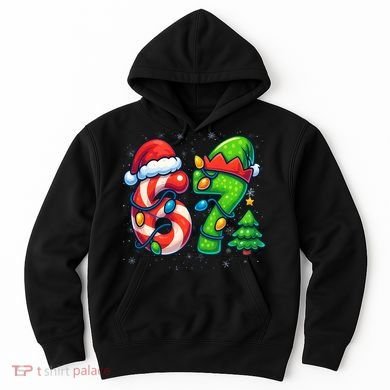 67 Six Seven 6-7 Meme Christmas Funny Hoodie