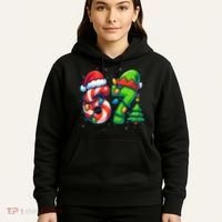 67 Six Seven 6-7 Meme Christmas Funny Hoodie thumb 5