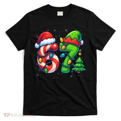67 Six Seven 6-7 Meme Christmas Funny T-Shirt