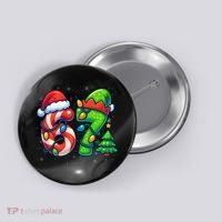 67 Six Seven 6-7 Meme Christmas Funny Button thumb 0