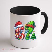 67 Six Seven 6-7 Meme Christmas Funny Coffee Mug thumb 1