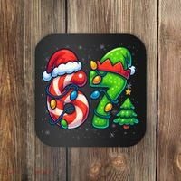 67 Six Seven 6-7 Meme Christmas Funny Coaster thumb 0