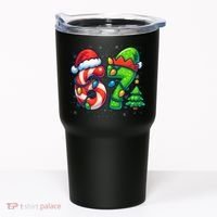 67 Six Seven 6-7 Meme Christmas Funny Tumbler thumb 0
