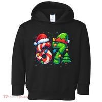 67 Six Seven 6-7 Meme Christmas Funny Toddler Hoodie thumb 0