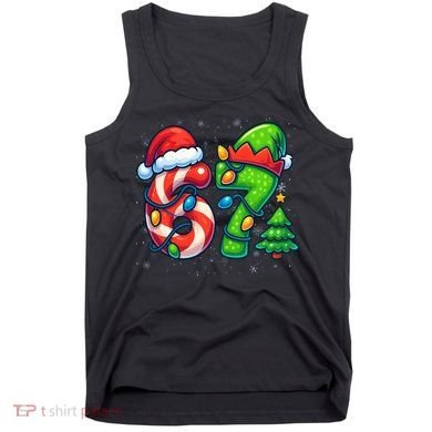 67 Six Seven 6-7 Meme Christmas Funny Tank Top