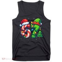 67 Six Seven 6-7 Meme Christmas Funny Tank Top thumb 0