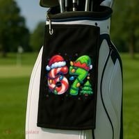 67 Six Seven 6-7 Meme Christmas Funny Golf Towel thumb 2