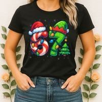 67 Six Seven 6-7 Meme Christmas Funny Women's T-Shirt thumb 2