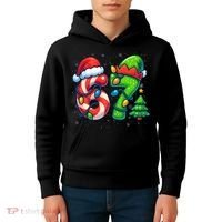 67 Six Seven 6-7 Meme Christmas Funny Kids Hoodie thumb 4