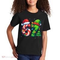 67 Six Seven 6-7 Meme Christmas Funny Kids T-Shirt thumb 2