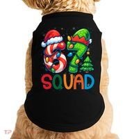 67 Six Seven 6-7 Squad Meme Christmas Funny Doggie Tank thumb 0