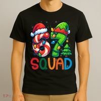 67 Six Seven 6-7 Squad Meme Christmas Funny T-Shirt thumb 3