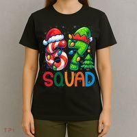 67 Six Seven 6-7 Squad Meme Christmas Funny T-Shirt thumb 4