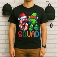 67 Six Seven 6-7 Squad Meme Christmas Funny T-Shirt thumb 6