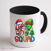 67 Six Seven 6-7 Squad Meme Christmas Funny Coffee Mug thumb 1