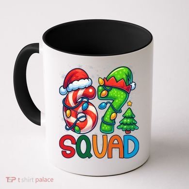 67 Six Seven 6-7 Squad Meme Christmas Funny Coffee Mug