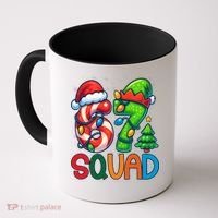 67 Six Seven 6-7 Squad Meme Christmas Funny Coffee Mug thumb 0