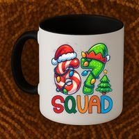 67 Six Seven 6-7 Squad Meme Christmas Funny Coffee Mug thumb 2