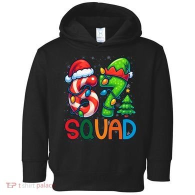 67 Six Seven 6-7 Squad Meme Christmas Funny Toddler Hoodie