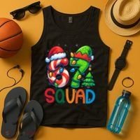 67 Six Seven 6-7 Squad Meme Christmas Funny Tank Top thumb 4