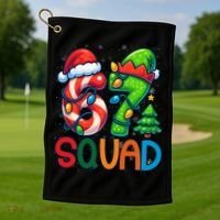 67 Six Seven 6-7 Squad Meme Christmas Funny Golf Towel thumb 1