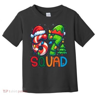 67 Six Seven 6-7 Squad Meme Christmas Funny Toddler T-Shirt