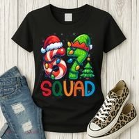67 Six Seven 6-7 Squad Meme Christmas Funny Women's T-Shirt thumb 3