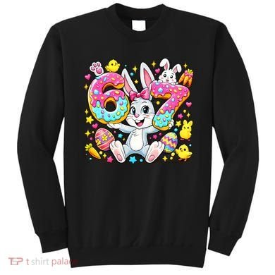 67 Six Seven Meme 6-7 Cute Rabbit Bunny Easter Sweatshirt