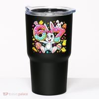 67 Six Seven Meme 6-7 Cute Rabbit Bunny Easter Tumbler thumb 0